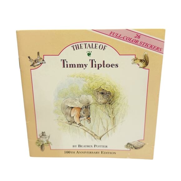 Vtg '92 Beatrix Potter 100 Anniv. Ed. Peter Rabbit Sticker Storybook Collection - Picture 10 of 16